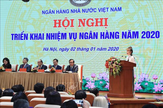 Trong ảnh: Bà Nguyễn Thị Phương Thảo, Phó Chủ tịch thường trực HĐQT HDBank phát biểu. Ảnh: Thống Nhất – TTXVN