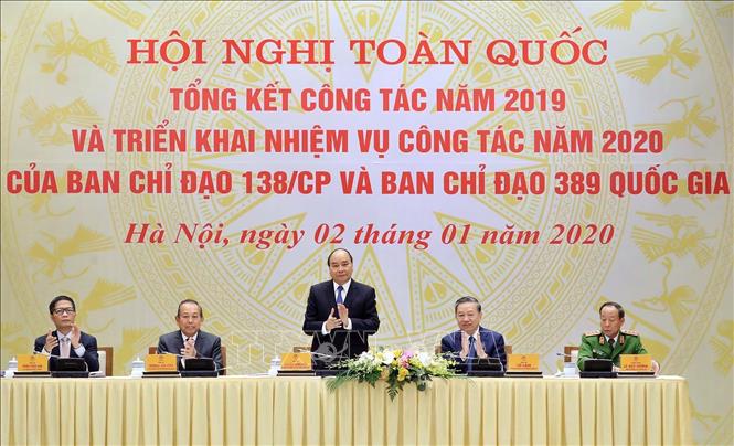 Trong ảnh: Thủ tướng Nguyễn Xuân Phúc tại hội nghị. Ảnh: Thống Nhất – TTXVN