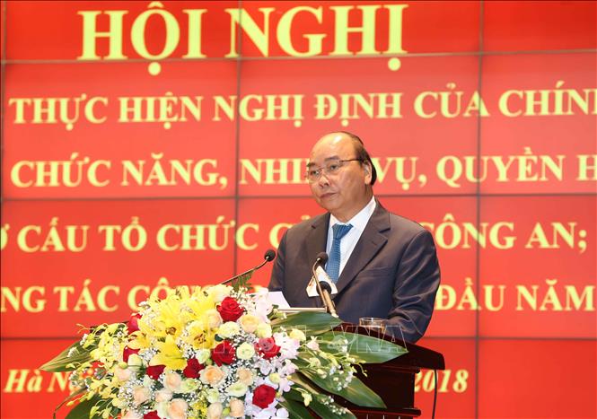 Trong ảnh: Thủ tướng Nguyễn Xuân Phúc phát biểu chỉ đạo. Ảnh: Doãn Tấn – TTXVN