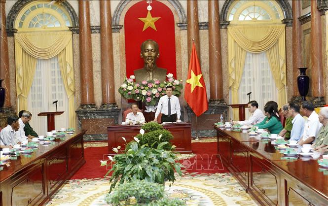 Trong ảnh: Phó Chủ nhiệm Văn phòng Chủ tịch nước Chu Văn Yêm phát biểu. Ảnh: Văn Điệp - TTXVN 