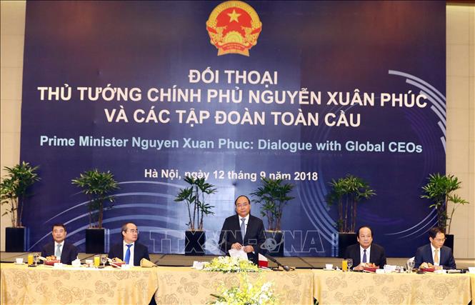 Trong ảnh: Thủ tướng Nguyễn Xuân Phúc phát biểu tại buổi làm việc. Ảnh: Thống Nhất - TTXVN
