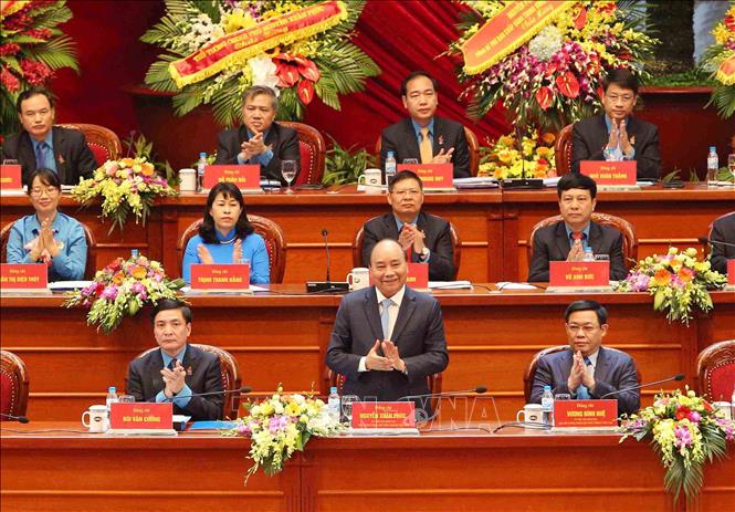 Trong ảnh: Thủ tướng Nguyễn Xuân Phúc tham dự diễn đàn. Ảnh: TTXVN
