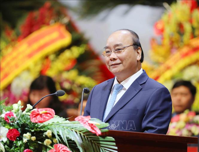 Trong ảnh: Thủ tướng Chính phủ Nguyễn Xuân Phúc phát biểu. Ảnh: TTXVN