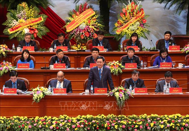 Trong ảnh: Phó Thủ tướng Vương Đình Huệ phát biểu tại diễn đàn. Ảnh: TTXVN
