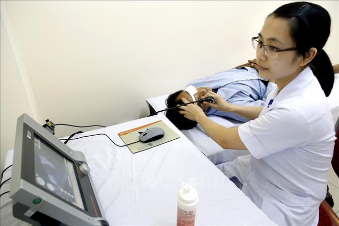 Trong ảnh: Bệnh viện Đa khoa Hà Tĩnh đầu tư thiết bị y tế hiện đại phục vụ người bệnh. Ảnh: Dương Ngọc – TTXVN