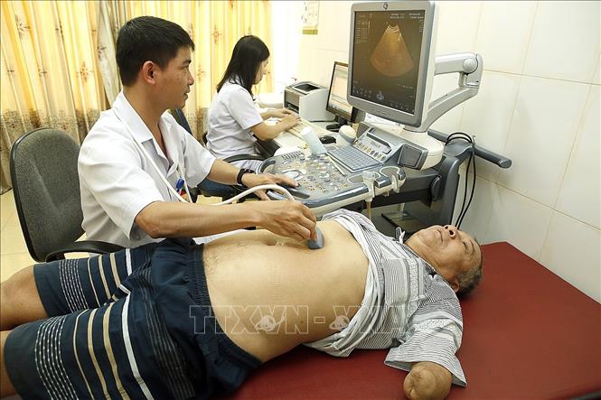 Trong ảnh: Các khoa cận lâm sàng - bệnh viện Đa khoa Hà Tĩnh được đầu tư trang thiết bị y tế hiện đại phục vụ người bệnh. Ảnh: Dương Ngọc – TTXVN