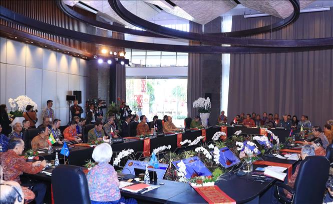 Trong ảnh: Quang cảnh Cuộc gặp các Nhà lãnh đạo ASEAN. Ảnh: Thống Nhất –TTXVN
