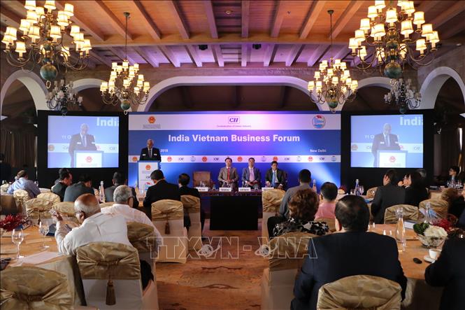 Trong ảnh: Toàn cảnh diễn đàn. Ảnh: Huy Lê - P/v TTXVN tại Ấn Độ 
