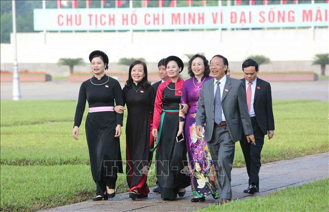 Trong ảnh: Các đại biểu Quốc hội khóa XIV dự khai mạc. Ảnh: Dương Giang - TTXVN