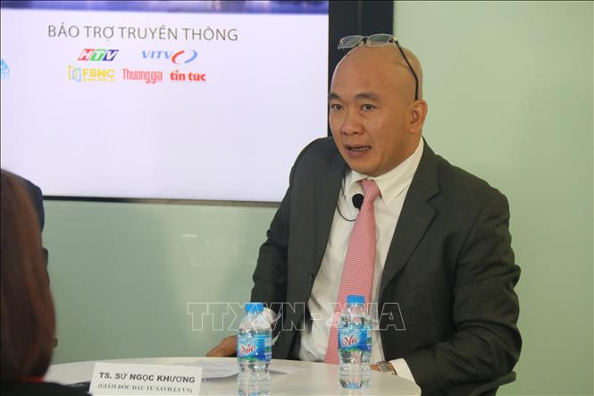 Trong ảnh: Tiến sĩ Sử Ngọc Khương, Giám đốc Đầu tư Savills Việt Nam đã đánh giá cao kết quả đạt được trong thực hiện kế hoạch phát triển kinh tế – xã hội trong thời gian qua. Ảnh: TTXVN phát