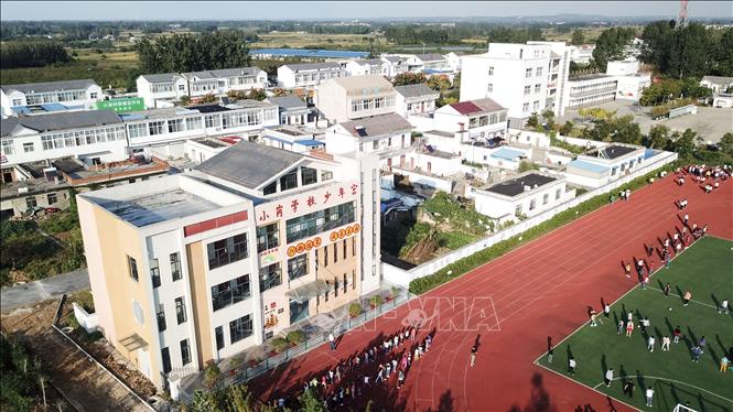 Trong ảnh: Trường trung học Xiaogang  ở tỉnh An Huy, Trung Quốc. Ảnh: THX/TTXVN