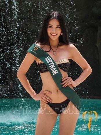 Trong ảnh: Thí sinh Nguyễn Phương Khánh. Ảnh: TTXVN phát