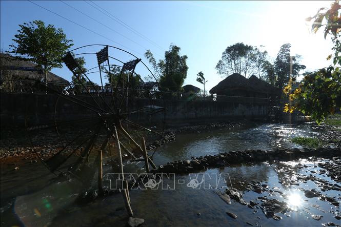 Trong ảnh: Khu sinh thái trong Homestay Mường Then. Ảnh: Tuấn Anh - TTXVN