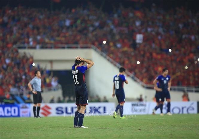 Trong ảnh: Danh tiếng cùng tài cầm quân của HLV Sven-Göran Eriksson vẫn không đủ để giúp Philippines lật ngược tình thế trong trận bán kết lượt về trên 