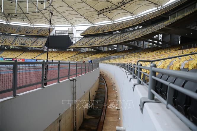 Trong ảnh: Một góc sân vận động Bukit Jalil. Ảnh: Hoàng Linh - TTXVN