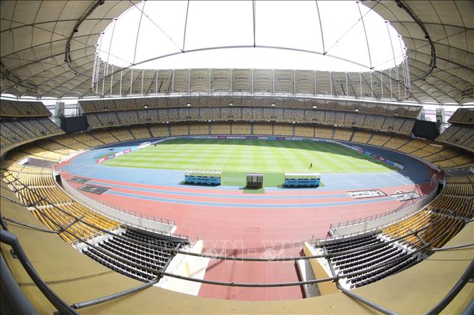 Trong ảnh: Toàn cảnh sân vận động Bukit Jalil. Ảnh: Hoàng Linh - TTXVN
