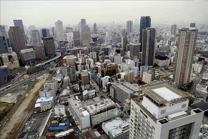 Trong ảnh: Một góc thành phố Osaka. Ảnh: Huy Hùng – TTXVN

