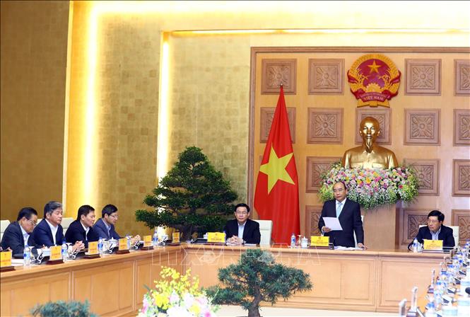 Trong ảnh: Thủ tướng Nguyễn Xuân Phúc phát biểu.  Ảnh: Thống Nhất – TTXVN
