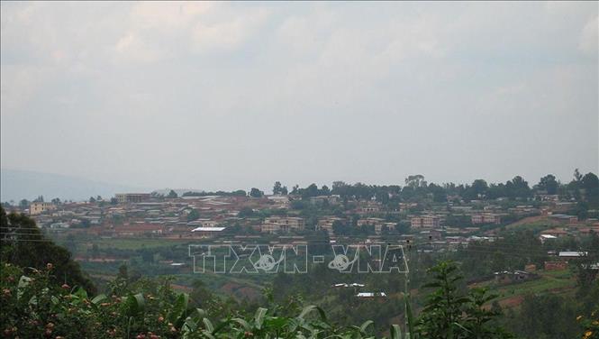Trong ảnh: Toàn cảnh thành phố Gitega, miền Trung Burundi. Ảnh: RFI/ TTXVN