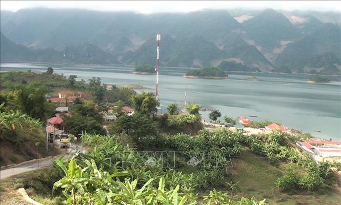 Trong ảnh: Một góc của xã nông thôn mới Pá Ma Pha Khinh, huyện Quỳnh Nhai, tỉnh Sơn La. Ảnh: Nguyễn Cường - TTXVN 