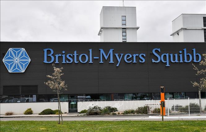 Trong ảnh: Nhà máy dược phẩm của tập đoàn Bristol-Myers Squibb tại Agen, tây nam Pháp, ngày 29/3/2018. Ảnh: AFP/ TTXVN