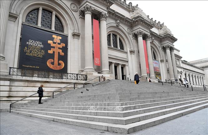 Trong ảnh: Viện Bảo tàng Mỹ thuật Metropolitan (Met) tại New York, Mỹ. Ảnh: AFP/TTXVN