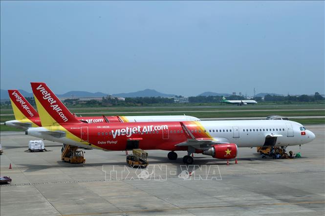 Trong ảnh: Vietjet khuyến mại 1 triệu vé giá từ 0 đồng, bay Nhật Bản và quốc tế  trong chuỗi ưu đãi “khủng” của chương trình lớn nhất khu vực  “Kết nối yêu thương – Yêu là phải tới”. Ảnh: Huy Hùng - TTXVN