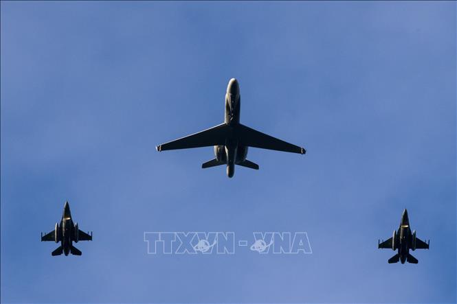 Trong ảnh: Máy bay chiến đấu F-16. Ảnh: AFP/TTXVN