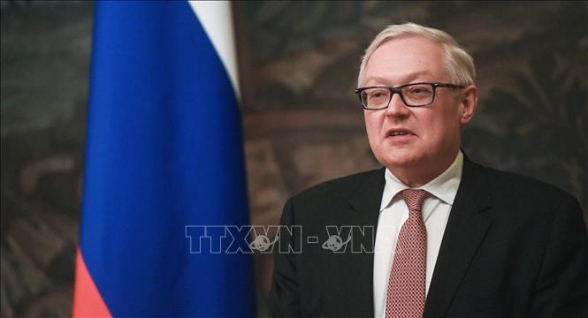 Trong ảnh (tư liệu): Thứ trưởng Ngoại giao Nga Sergei Ryabkov tới dự một cuộc họp báo tại Damascus, Syria. Ảnh: EPA/ TTXVN