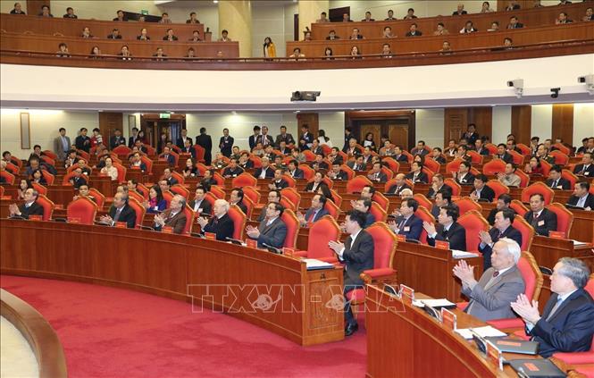 Trong ảnh: Tổng Bí thư, Chủ tịch nước Nguyễn Phú Trọng và các đại biểu dự hội nghị. Ảnh: Trí Dũng – TTXVN