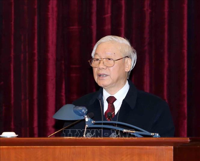 Trong ảnh: Tổng Bí thư, Chủ tịch nước Nguyễn Phú Trọng phát biểu chỉ đạo hội nghị. Ảnh: Phương Hoa - TTXVN
