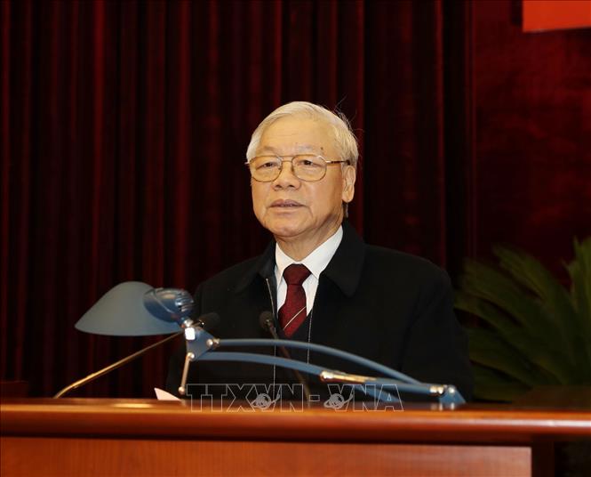 Trong ảnh:Tổng Bí thư, Chủ tịch nước Nguyễn Phú Trọng phát biểu chỉ đạo Hội nghị. Ảnh: Trí Dũng – TTXVN