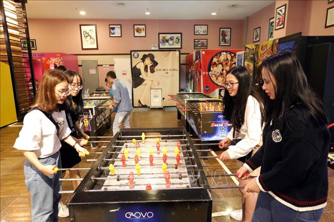 Trong ảnh: Các trò chơi thu hút giới trẻ, trẻ em tại Dream Games Center ở Aeon Mall Long Biên (ảnh chụp ngày 07/02/2019 tức mồng 3 Tết Kỷ Hợi). Ảnh: Anh Tuấn - TTXVN