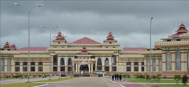 Trong ảnh (tư liệu): Quang cảnh Tòa nhà Quốc hội Myanmar ở Naypyidaw. Ảnh: AFP/TTXVN