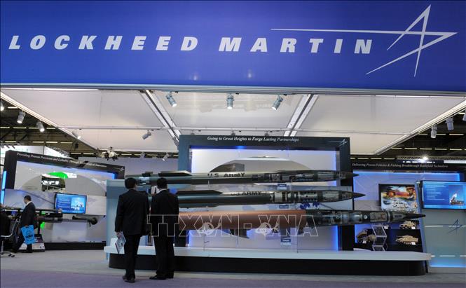 Trong ảnh (tư liệu): Gian hàng của Lockheed Martin tại triển lãm quốc phòng và an ninh Eurosatory 2012 tại Villepinte, Pháp, ngày 11/6/2012. Ảnh: AFP/ TTXVN