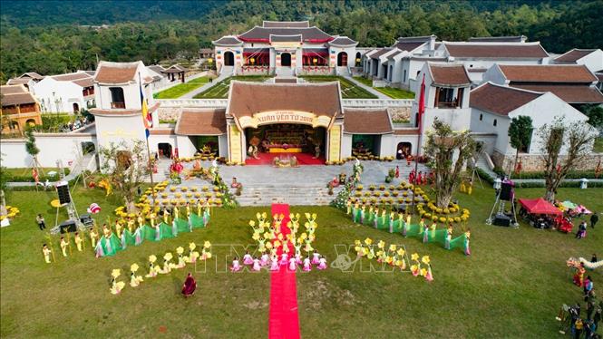 Trong ảnh: Quang cảnh khai Hội Xuân Yên Tử 2019. Ảnh: Trung Nguyên-TTXVN