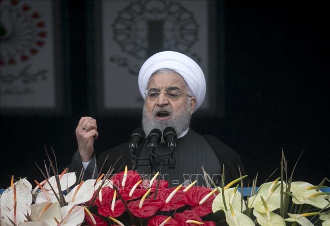 Trong ảnh: Tổng thống Iran Hassan Rouhani phát biểu tại Tehran ngày 11/2/2019. Ảnh: THX/ TTXVN
