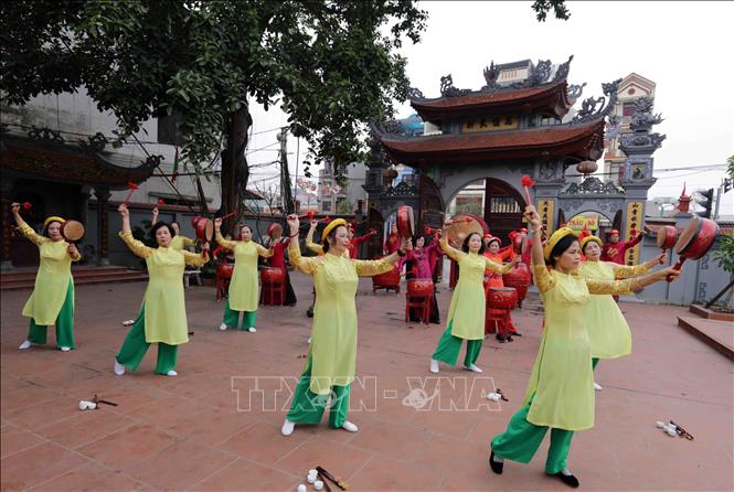 Photo: A view of the Lim festival. VNA Photo: Trần Việt