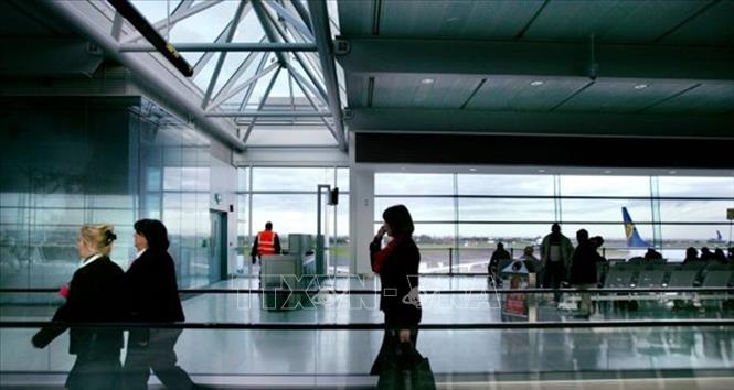 Trong ảnh: Quang cảnh tại nhà chờ sân bay Dublin của Ireland. Ảnh: Irish Times/TTXVN