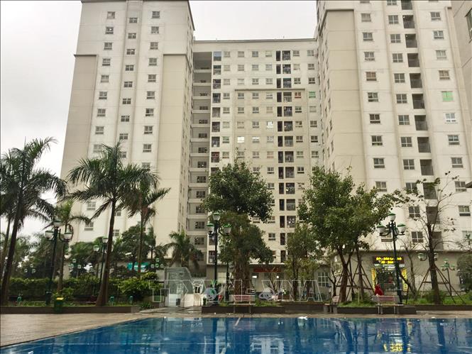 Trong ảnh: Khu nhà ở xã hội Ecohome 2 là một trong những Dự án nhà ở xã hội tiêu biểu của Hà Nội. Ảnh: Nguyễn Thắng - TTXVN