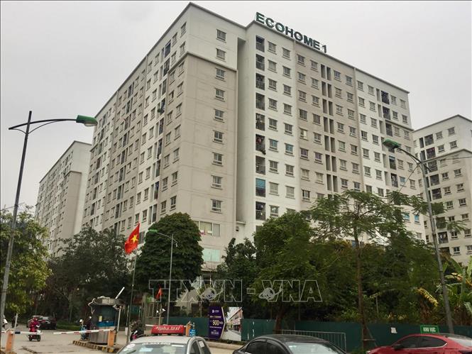 Trong ảnh: Khu nhà ở xã hội Ecohome 1 là một trong những Dự án nhà ở xã hội tiêu biểu của Hà Nội. Ảnh: Nguyễn Thắng - TTXVN