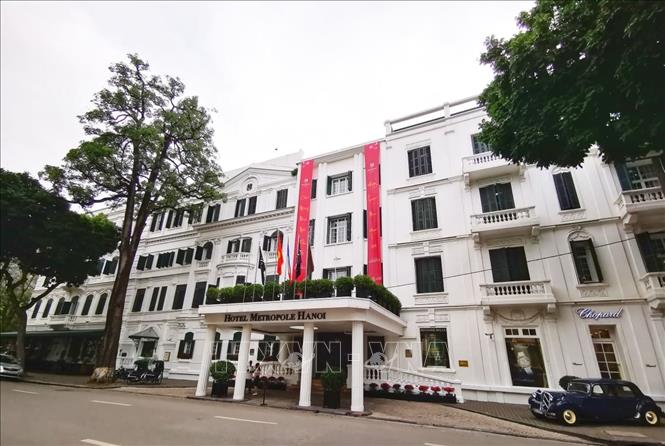 Trong ảnh: Khách sạn Sofitel Legend Metropole Hanoi. Ảnh: Thành Đạt - TTXVN