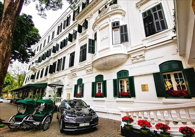 Trong ảnh: Khách sạn Sofitel Legend Metropole Hanoi. Ảnh: Thành Đạt - TTXVN
