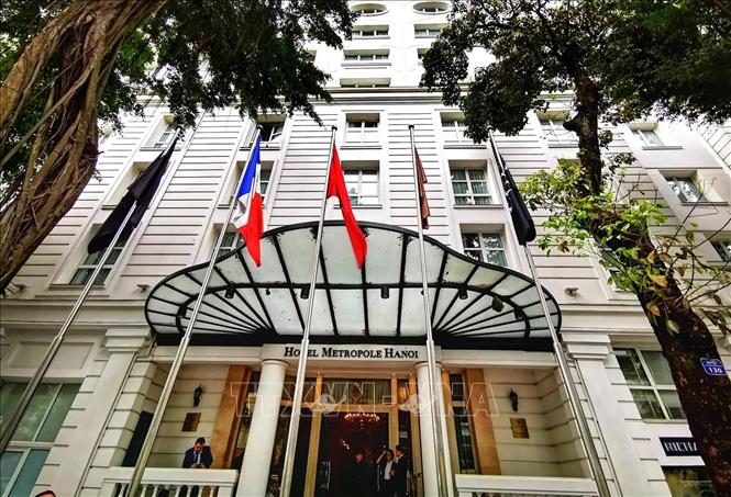 Trong ảnh: Khách sạn Sofitel Legend Metropole Hanoi. Ảnh: Thành Đạt - TTXVN