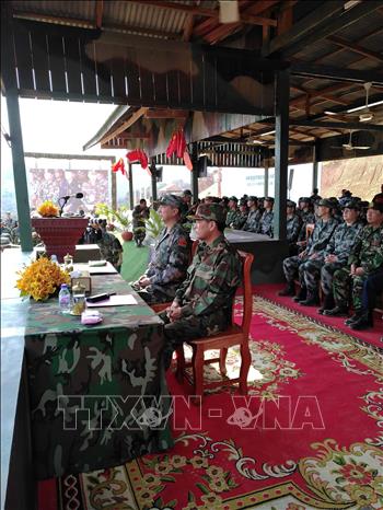 Trong ảnh: Quang cảnh lễ khai mạc. Ảnh: Nhóm P/v TTXVN tại Campuchia
