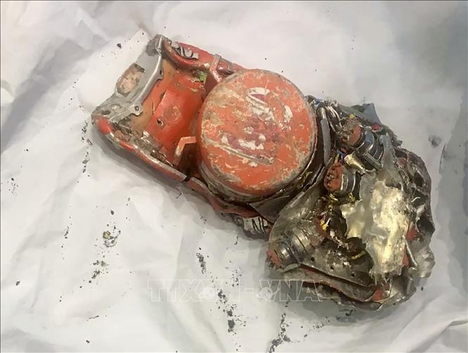 Trong ảnh: Hộp đen của chiếc máy bay gặp nạn Boeing 737 MAX của hãng hàng không  Ethiopian Airlines. Ảnh: AFP/TTXVN