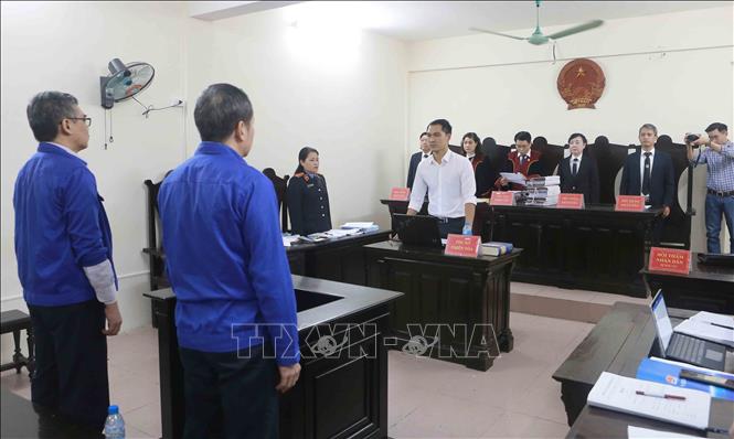 Trong ảnh: Quang cảnh phiên xét xử. Ảnh: Doãn Tấn - TTXVN