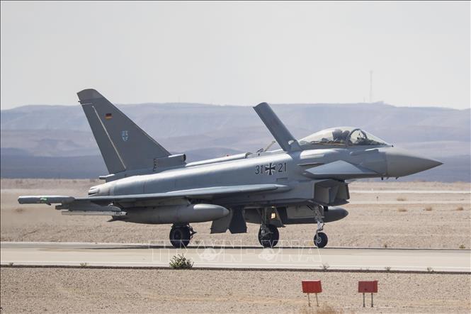 Trong ảnh (tư liệu): Máy bay Eurofighter Typhoon. Ảnh: AFP/ TTXVN