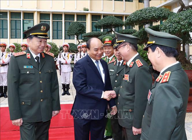 Trong ảnh: Thủ tướng Nguyễn Xuân Phúc và các đại biểu. Ảnh: Thống Nhất – TTXVN