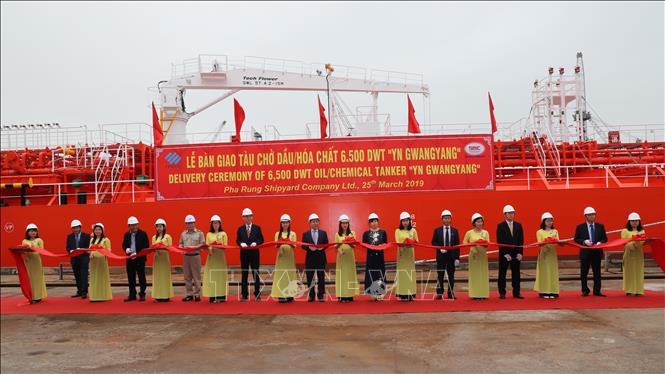 Photo: A view of the delivery ceremony. VNA Photo: Tuấn Phan
